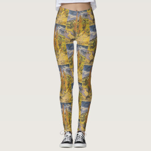 Leggings Deux peupliers dans les Alpilles par Vincent Van G