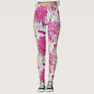 Leggings d'explosion de fleur