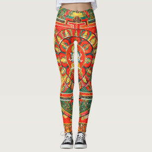 Leggings Diagramme cosmique Mandala pour la méditation