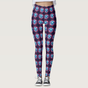 Leggings Diamant Pixelisé Lumineux