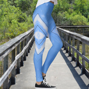 Leggings Diamants dans le ciel Tie Dye Look