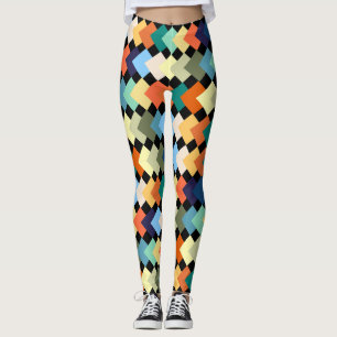 Leggings Diamants de couleur claire