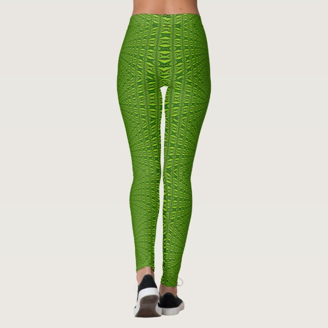 Leggings Diamants émeraude (Dos)