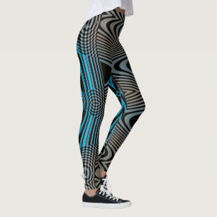 Leggings Diamants noirs -1-Swirl