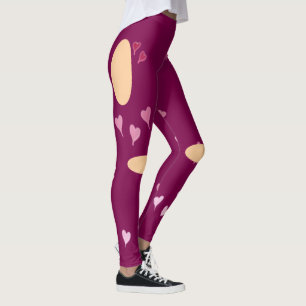 Leggings d'illusion cardiaque