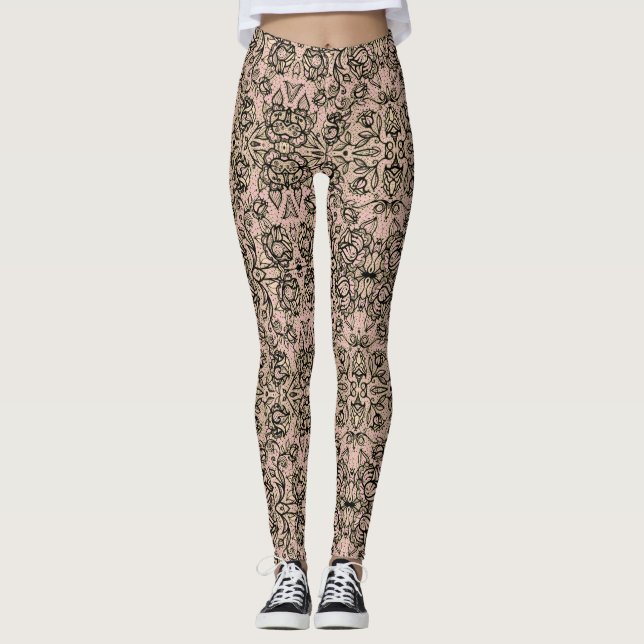Leggings d'image vintage (Devant)