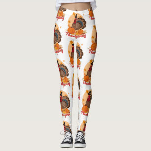 Leggings dinde pèlerine bon thanksgiving