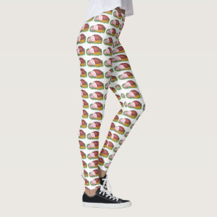 Leggings Dîner de Noël de jambon de vacances Nourriture