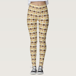 Leggings Dîner Pain Rolls Buns Boulangerie Baker Chef Foody