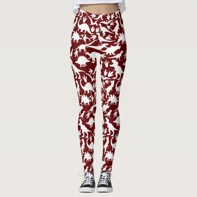 Leggings Dinosaures motif 01 w. BG DR (Devant)
