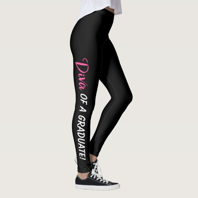 Leggings "Diva d'un diplômé !" (Droite)