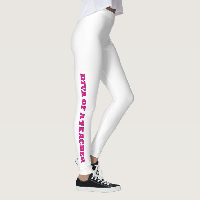 Leggings "Diva d'un enseignant" (Droite)