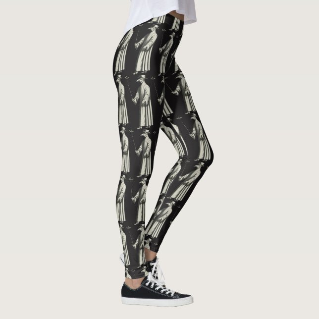 Leggings Docteur médico Bird Beak de peste de Della Peste (Droite)