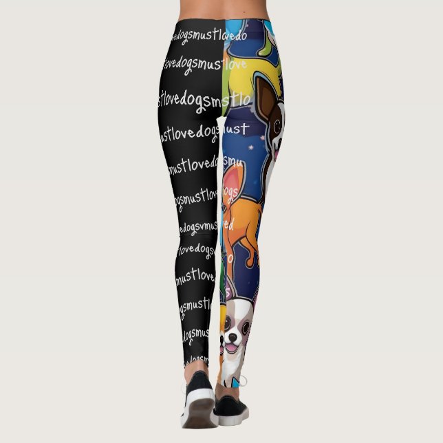 Leggings Doit aimer les chiens (Dos)