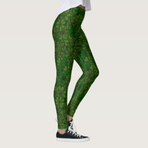 Leggings Domaine d'Art numérique Shamrock St patrick Motif