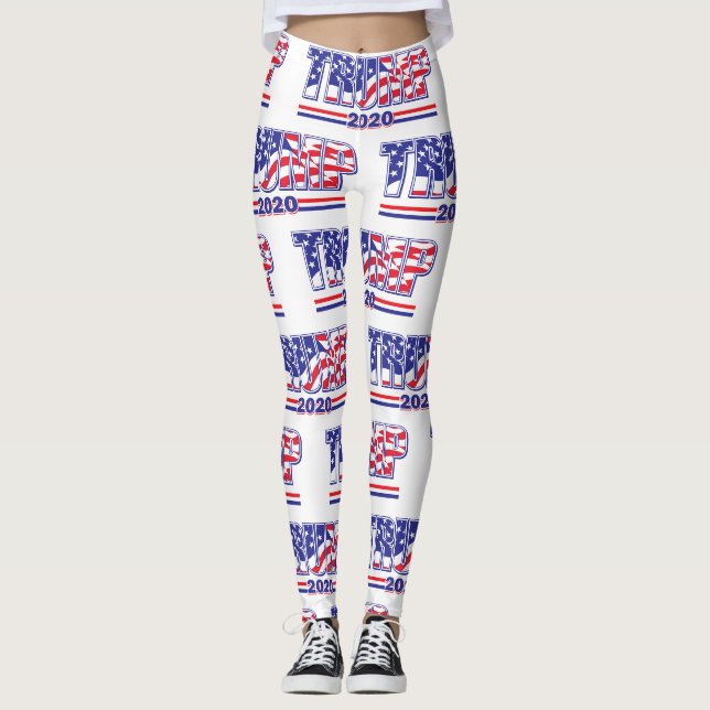Leggings Donald Trump à la présidence Trump 2020 (Devant)