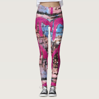 Leggings Donnant votre coeur s'envole des guêtres de médias
