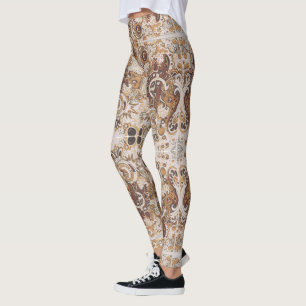 Leggings Doodle Art Abstrait