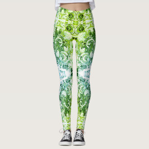 Leggings Doodle Art Abstrait