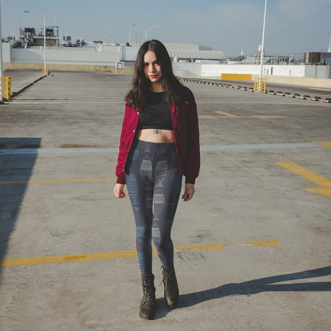 Leggings Doodle Fish (Créateur téléchargé)