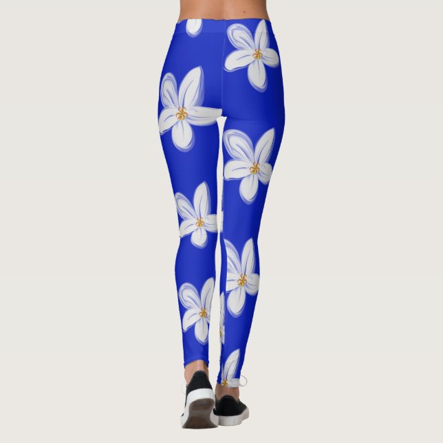 Leggings d'orchidée bleu ardoise foncée (Dos)