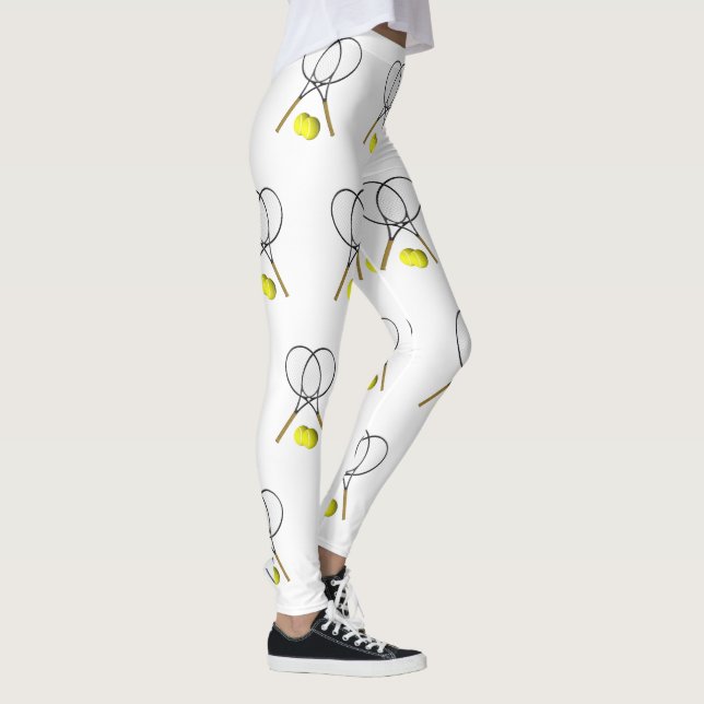 Leggings Double Tennis Sport Thème (Droite)