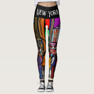 Leggings Doxie Town City - NOUVELLE-YORK