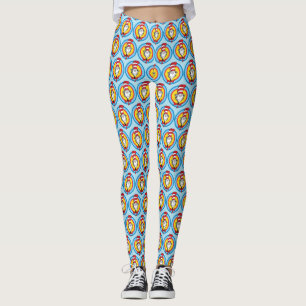 Leggings Dr. Seuss Graphisme de tête de Chat dans le Chap