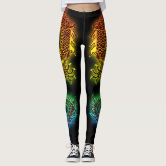 Leggings Dragon coloré