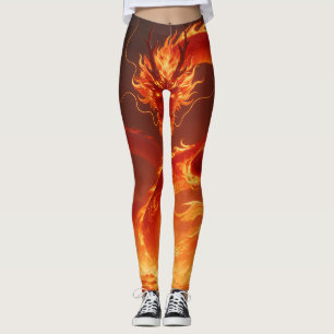 Leggings Dragon de Feu Ardente   Dragon de Flamme Mythique 