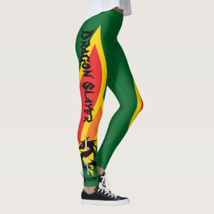 Leggings Dragon Légendes Couper Votre Nom Exercice Pants