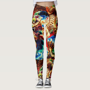 Leggings Dragon thaïlandais
