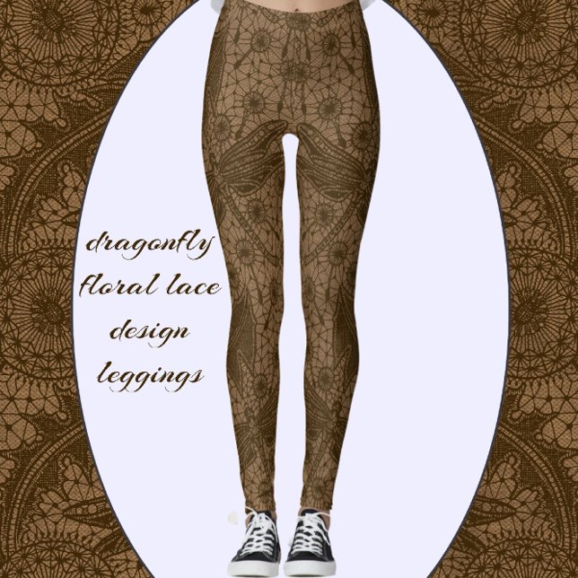 Leggings Dragonfly Wancy Floral Dream (Créateur téléchargé)