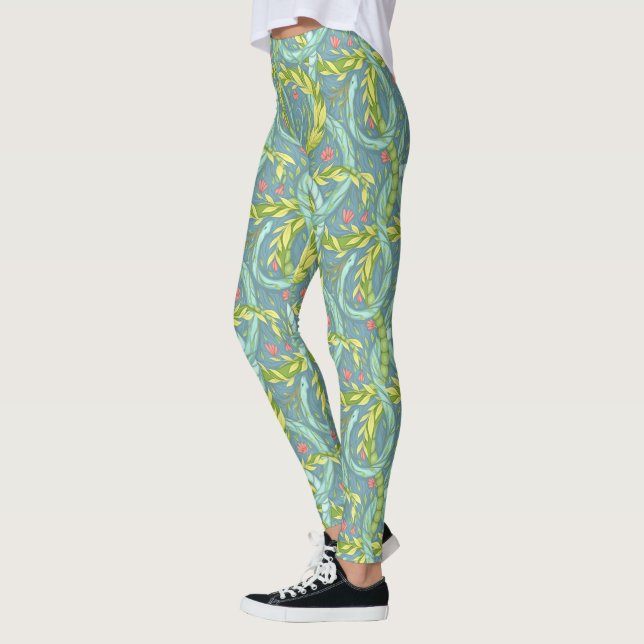Leggings Dragons en bois (Gauche)