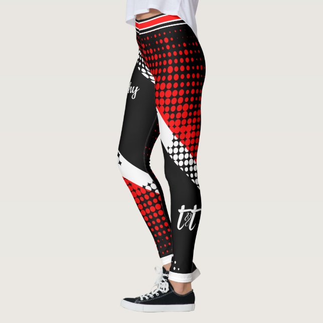Leggings Drapeau à points de Trinité-et-Tobago (Gauche)