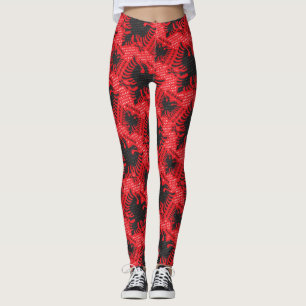 Leggings Drapeau albanais motif 2