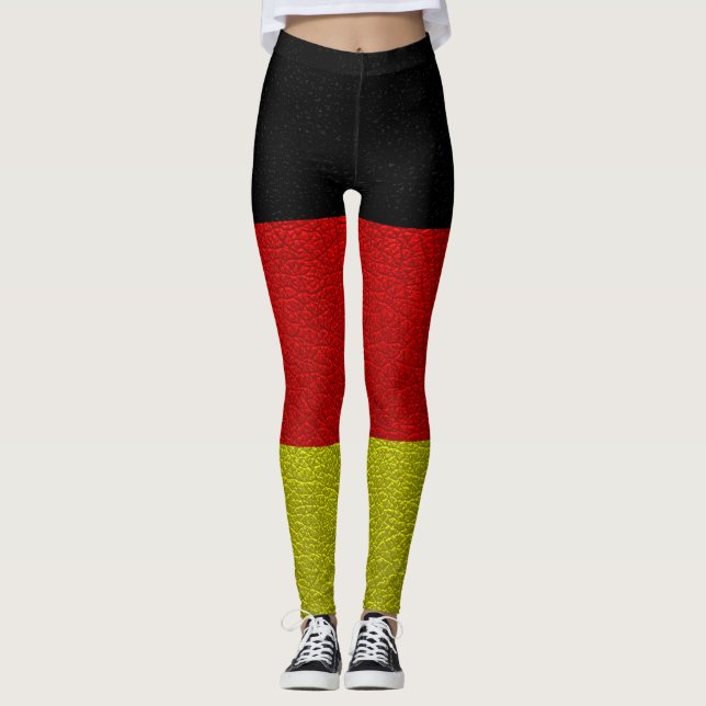 Leggings Drapeau Allemagne n° 6 (Devant)