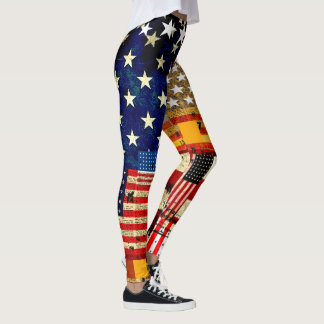 LEGGINGS "DRAPEAU AMÉRICAIN"