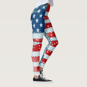 Leggings Drapeau américain