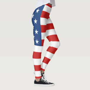 Leggings Drapeau américain