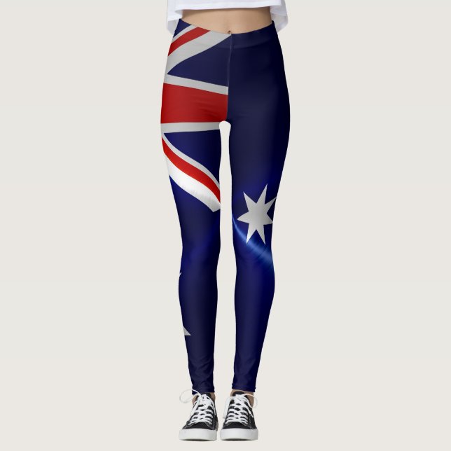 Leggings Drapeau australien (Devant)