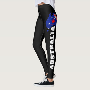 Leggings Drapeau Australien - Vêtements Patriotiqu