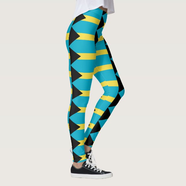 Leggings Drapeau bahaméen (Droite)