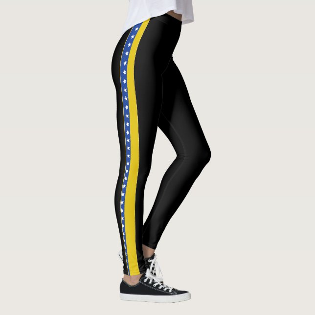 Leggings Drapeau bosnien (Droite)