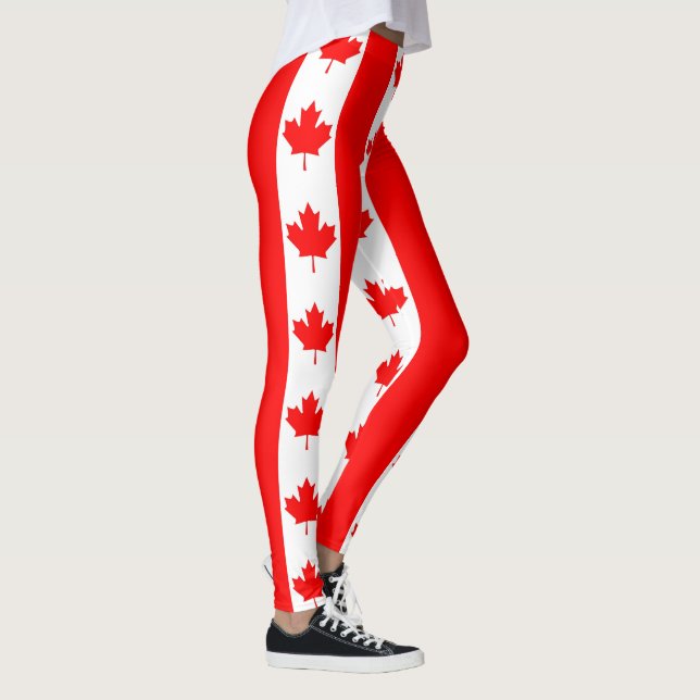 Leggings Drapeau-Canadien (Droite)