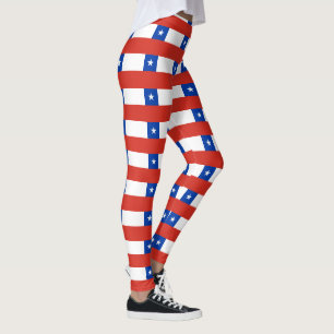 Leggings Drapeau chilien