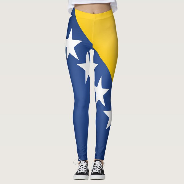 Leggings Drapeau Cool Bosnie-Herzégovine (Devant)
