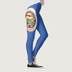 Leggings Drapeau cool De L'État Du Minnesota