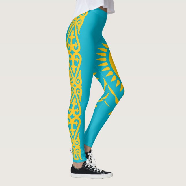 Leggings Drapeau Cool du Kazakhstan (Droite)