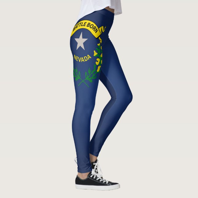 Leggings Drapeau Cool Du Nevada (Droite)